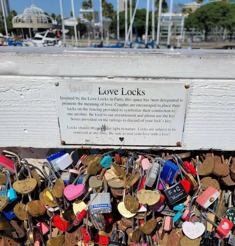 Love Locks at Shoreline Village